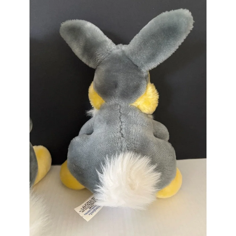 Vintage Bundle (2) Disney Bambi Thumper Plush Disneyland Walt Disney World Korea